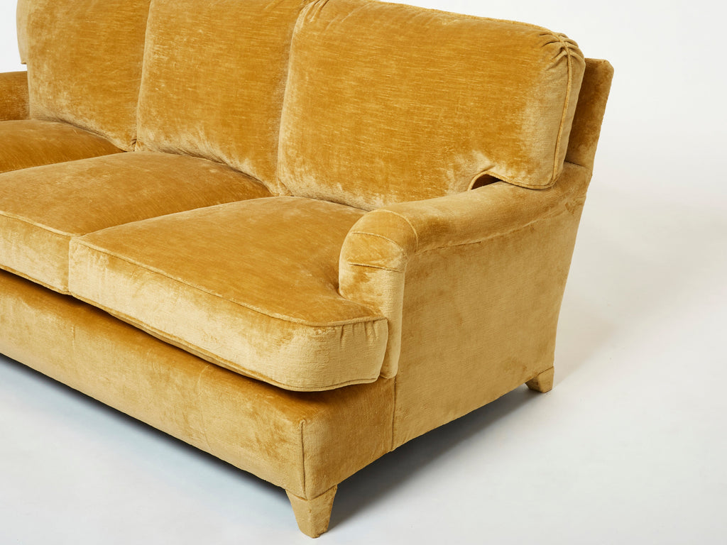 Jean-Michel Frank art deco sofa new velvet upholstery 1935