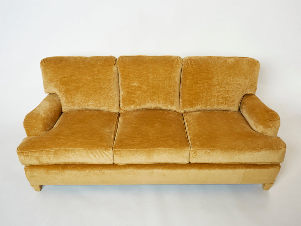 Jean-Michel Frank art deco sofa new velvet upholstery 1935