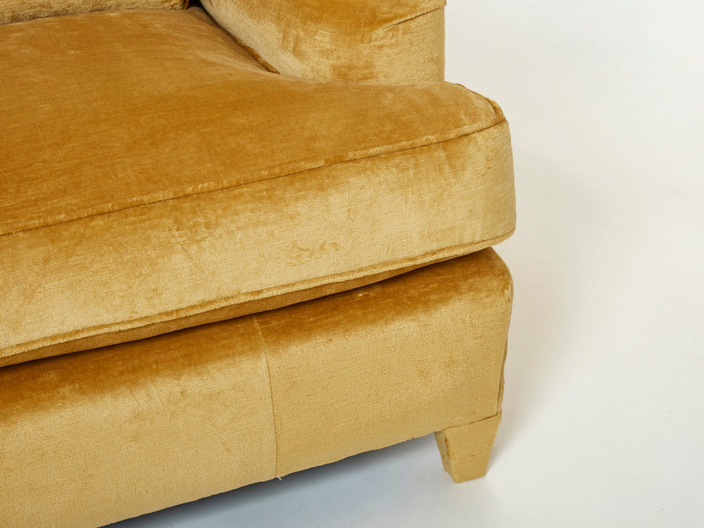 Jean-Michel Frank art deco sofa new velvet upholstery 1935