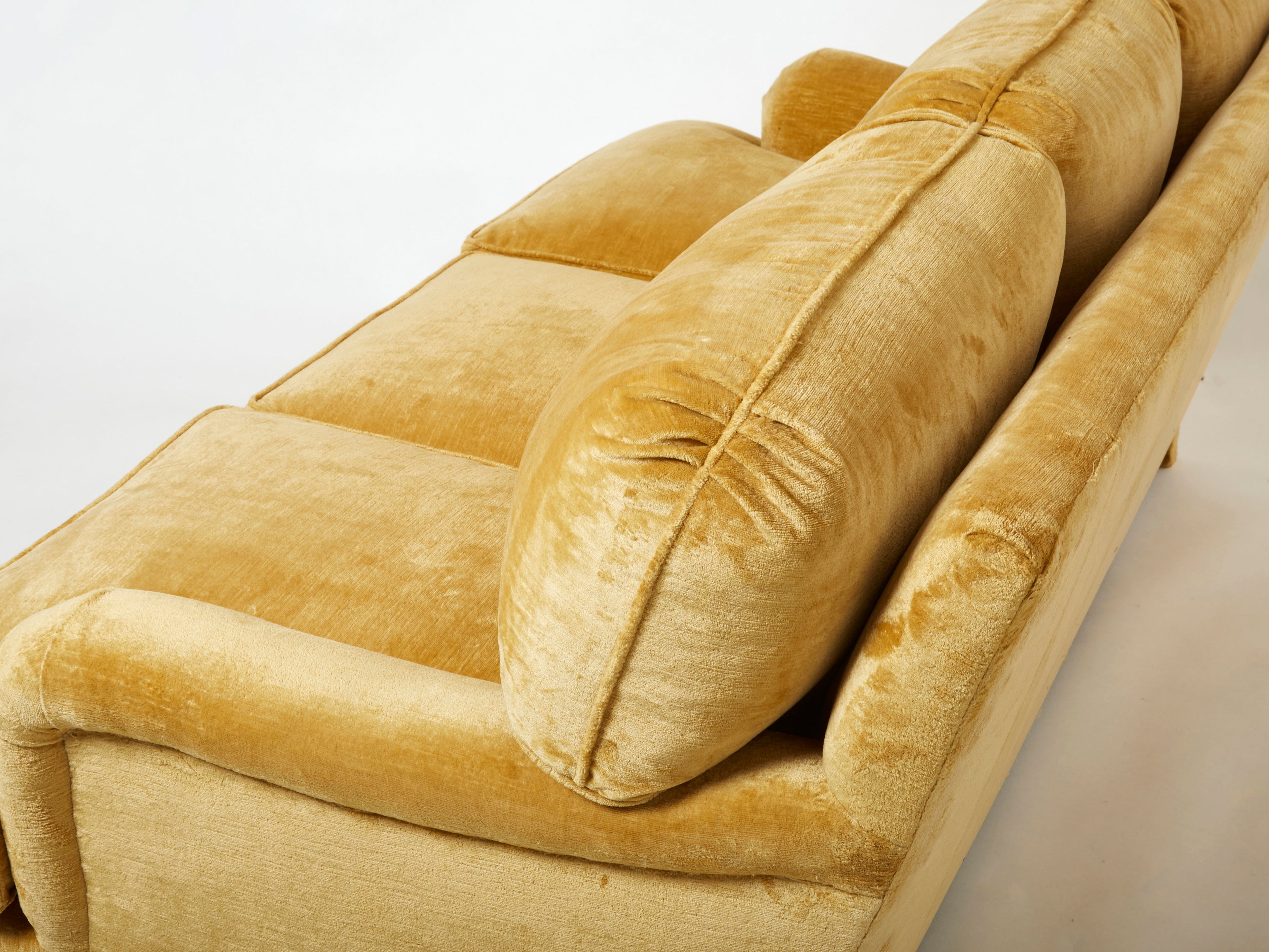 Jean-Michel Frank art deco sofa new velvet upholstery 1935