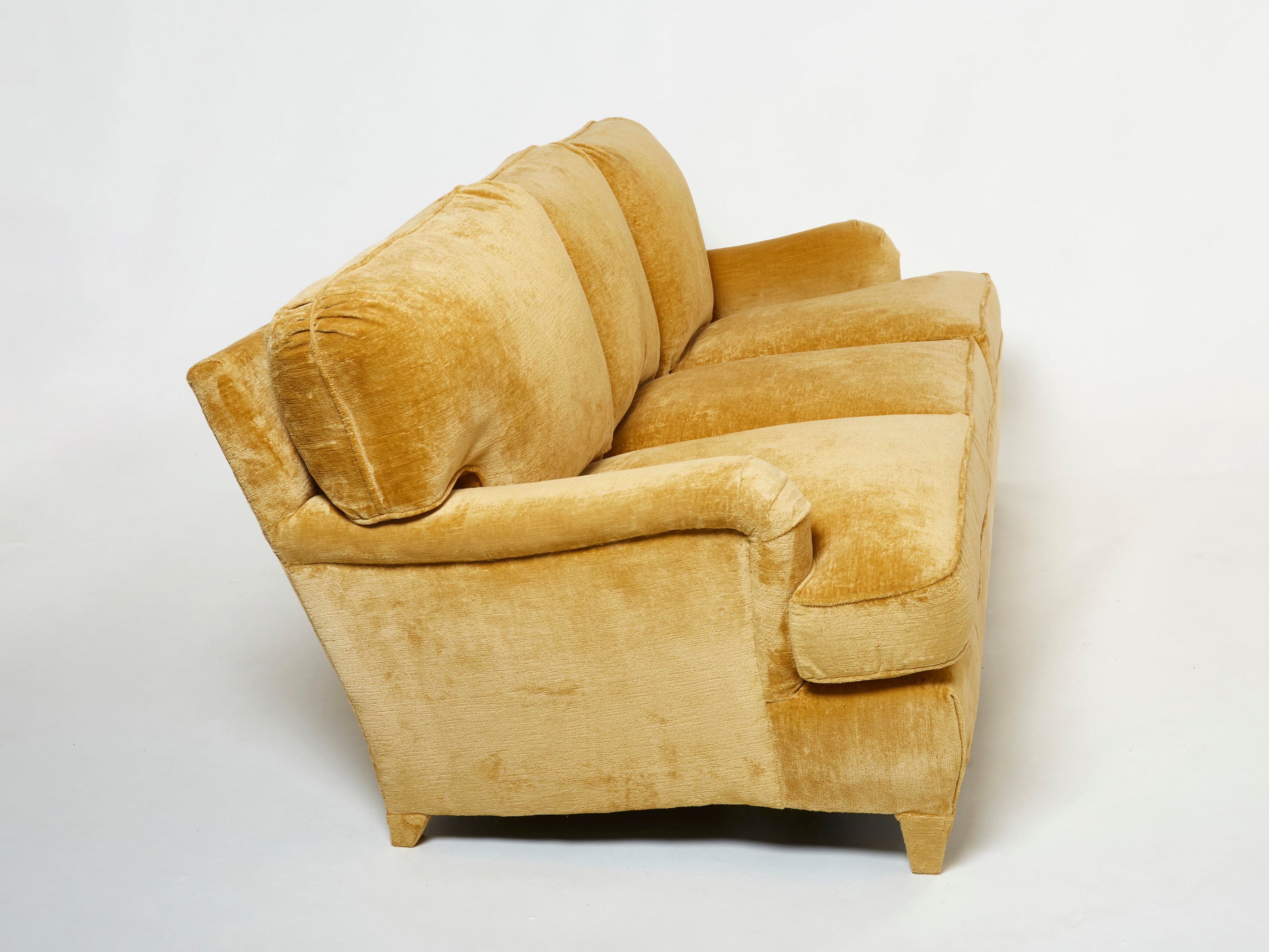 Jean-Michel Frank art deco sofa new velvet upholstery 1935