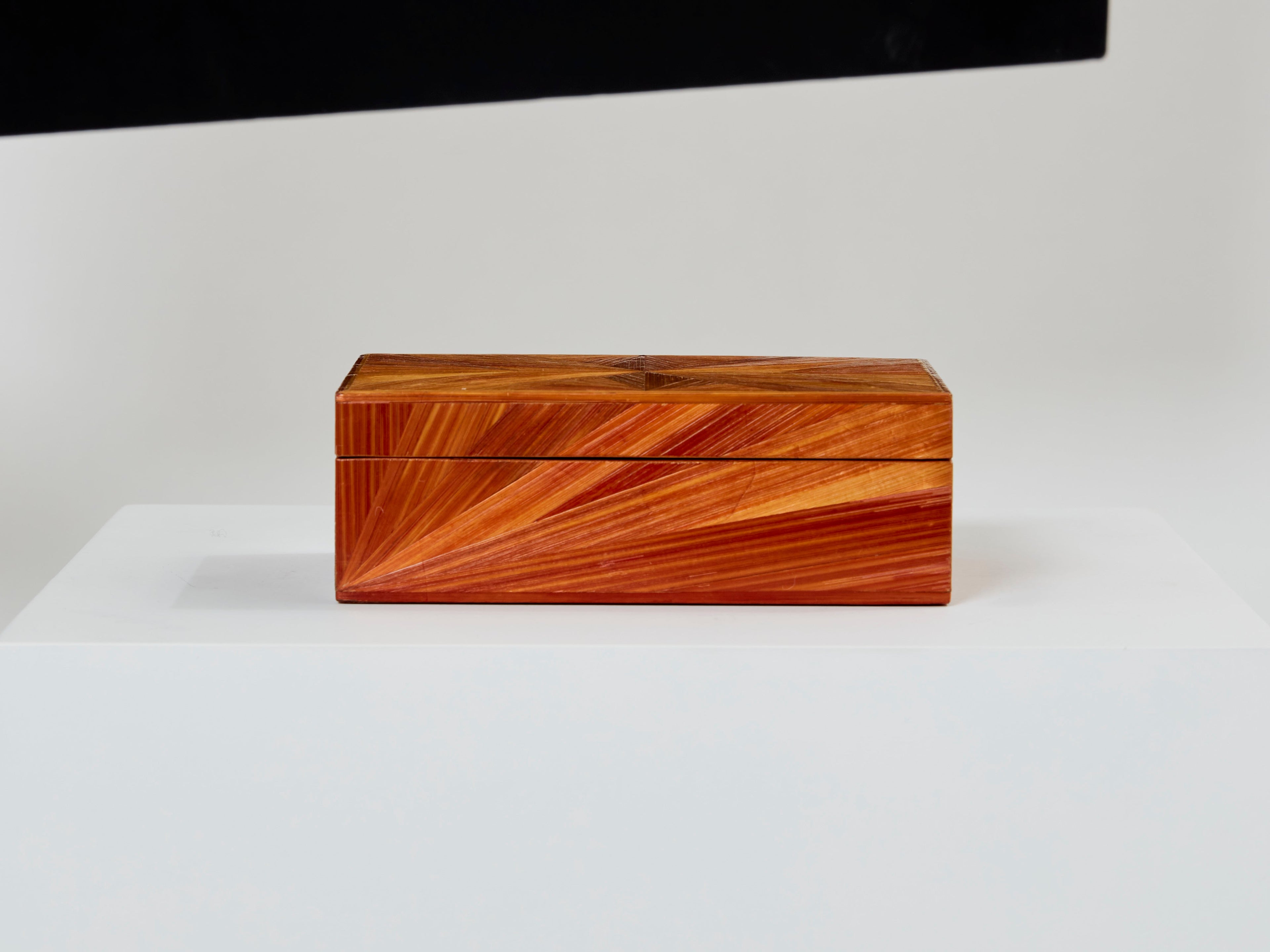 Jean-Michel Frank straw marquetry box 1930