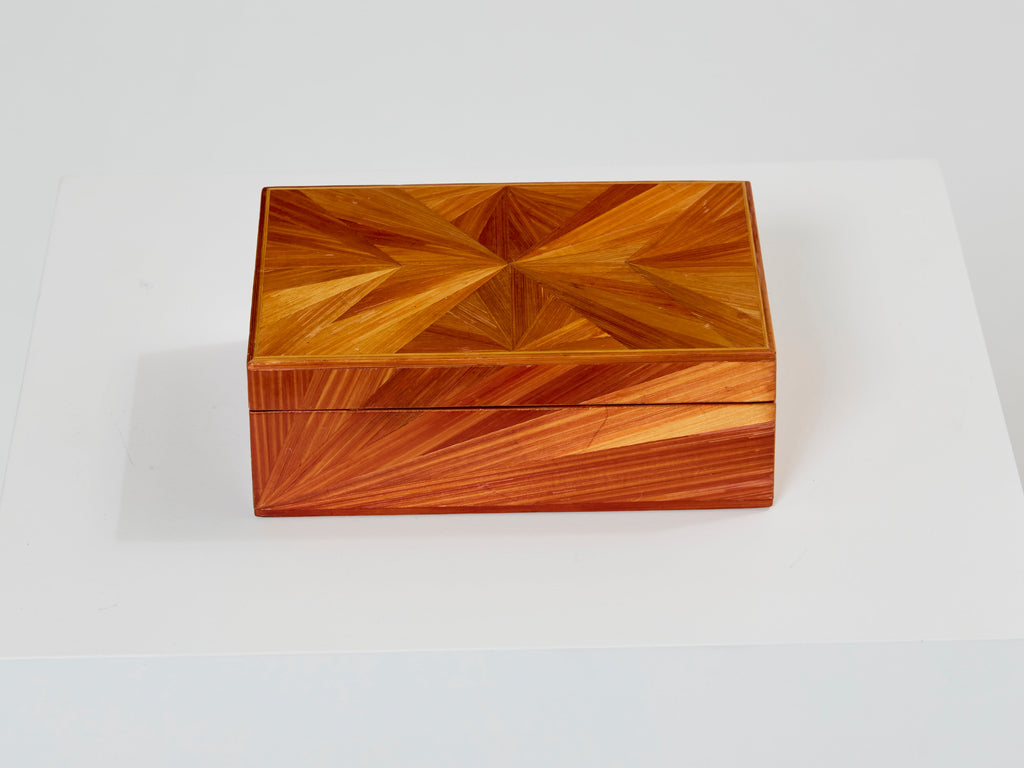 Jean-Michel Frank straw marquetry box 1930
