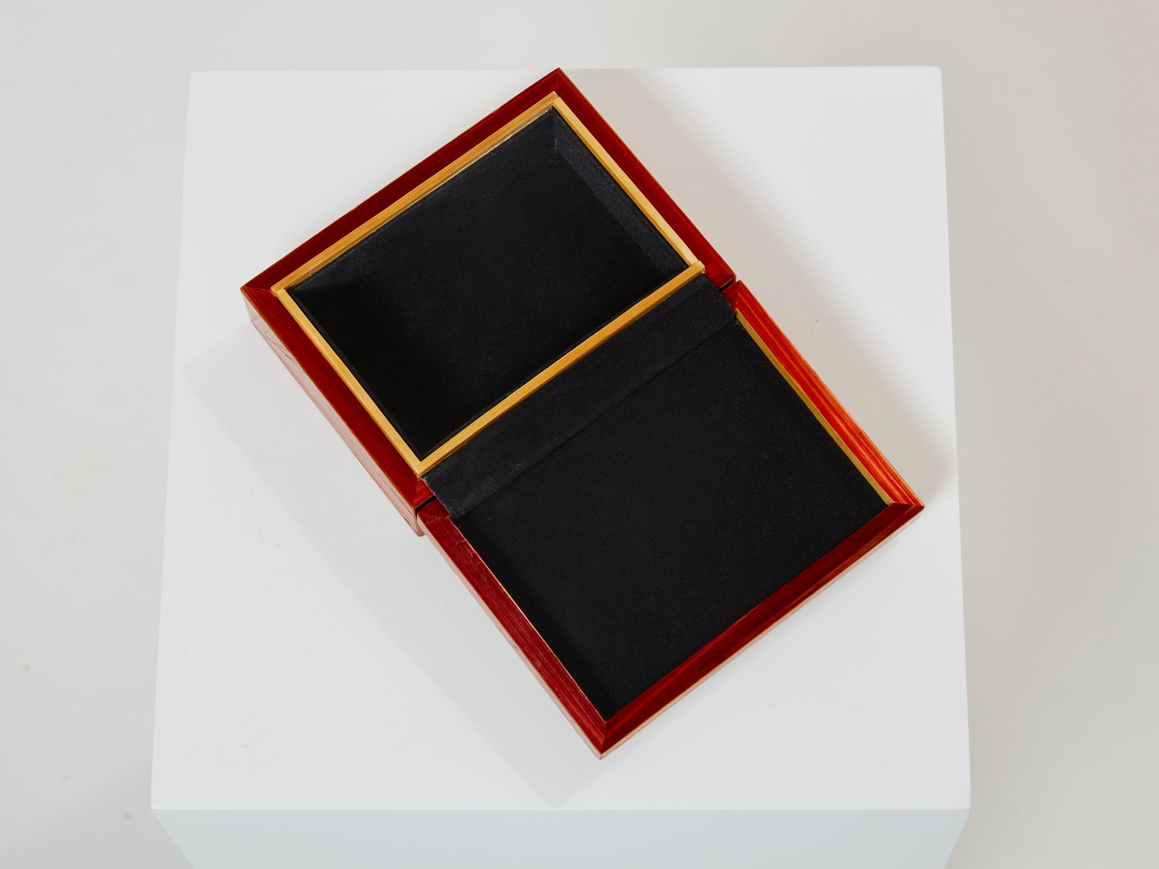 Jean-Michel Frank straw marquetry box 1930