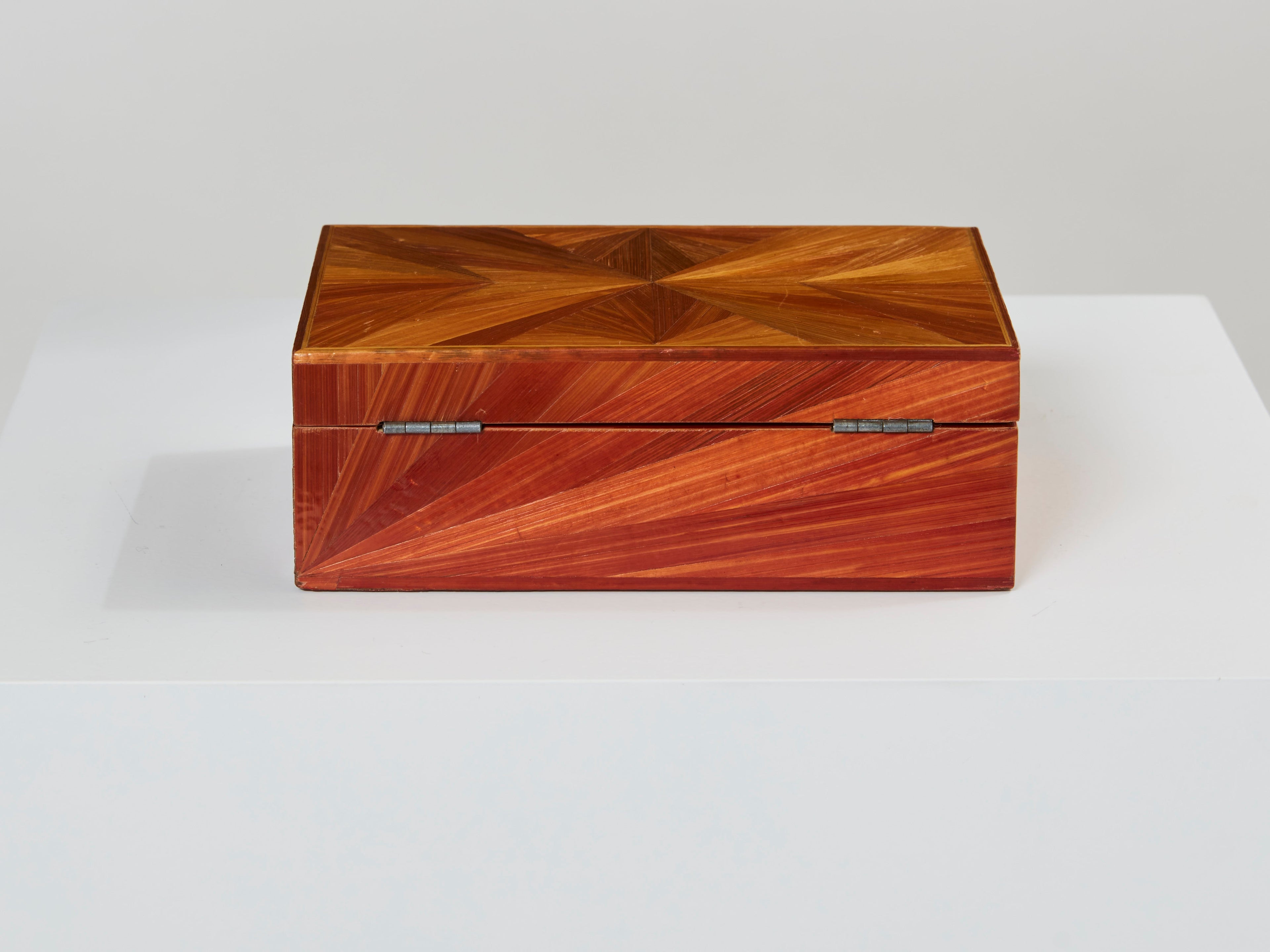 Jean-Michel Frank straw marquetry box 1930