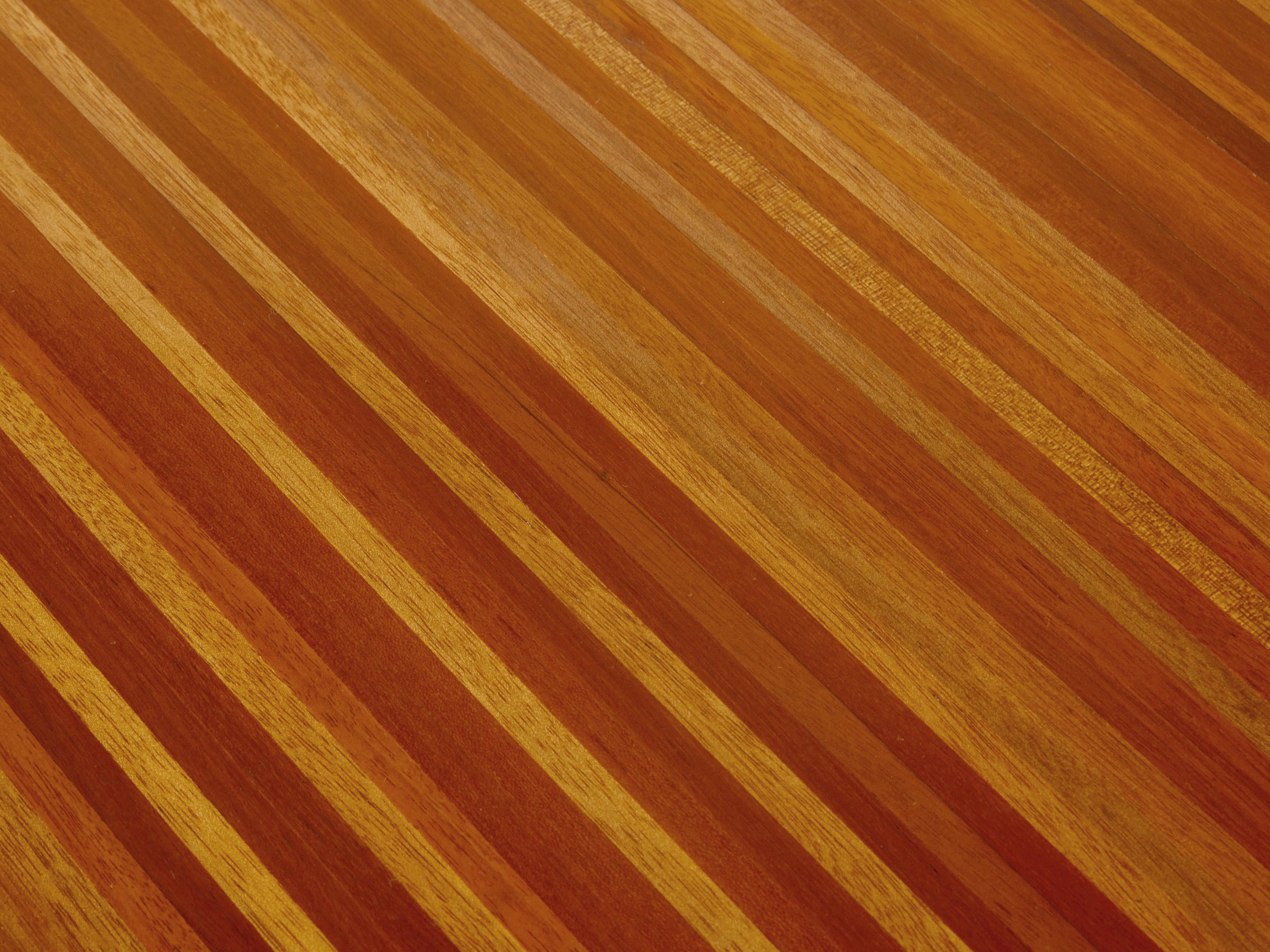 Jules Wabbes curved executive mahogany and jatoba desk 1958
