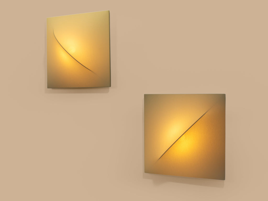 Set of six Kazuhide Takahama Saori wall lights 1970s