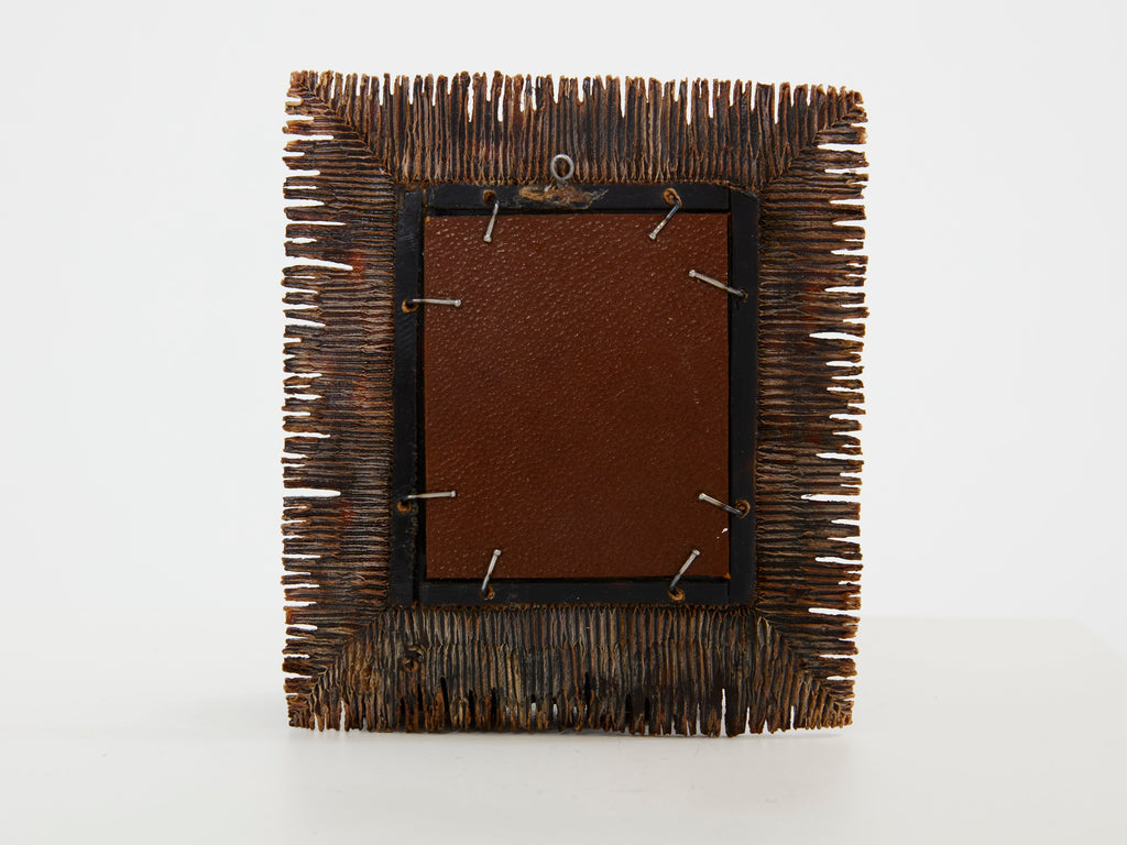 Line Vautrin pair of déchiquetée talosel resin mirrors 1960