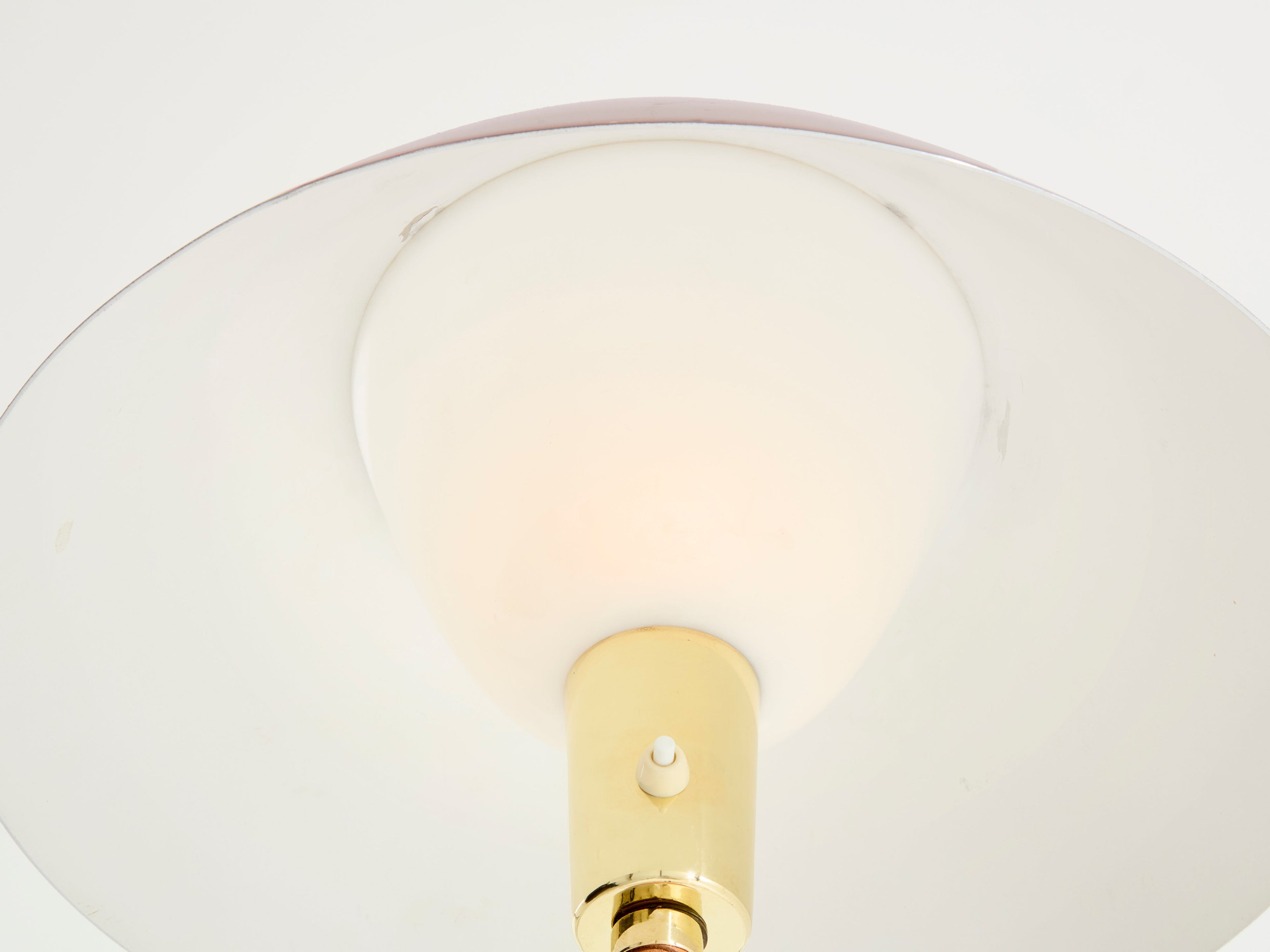 Lisa Johansson-Pape senator table lamp brass leather 1950