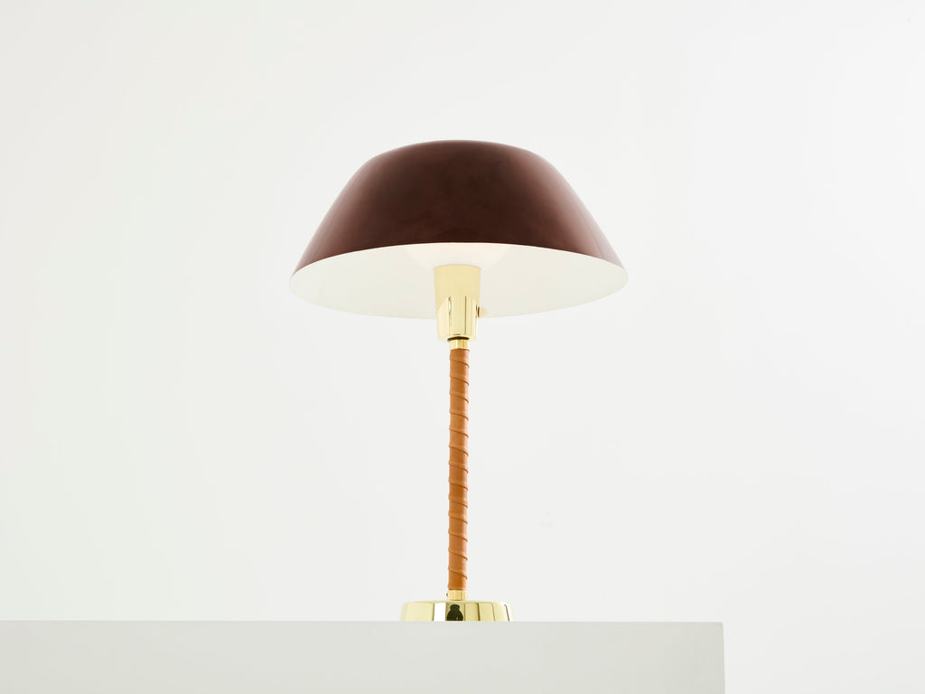 Lisa Johansson-Pape senator table lamp brass leather 1950