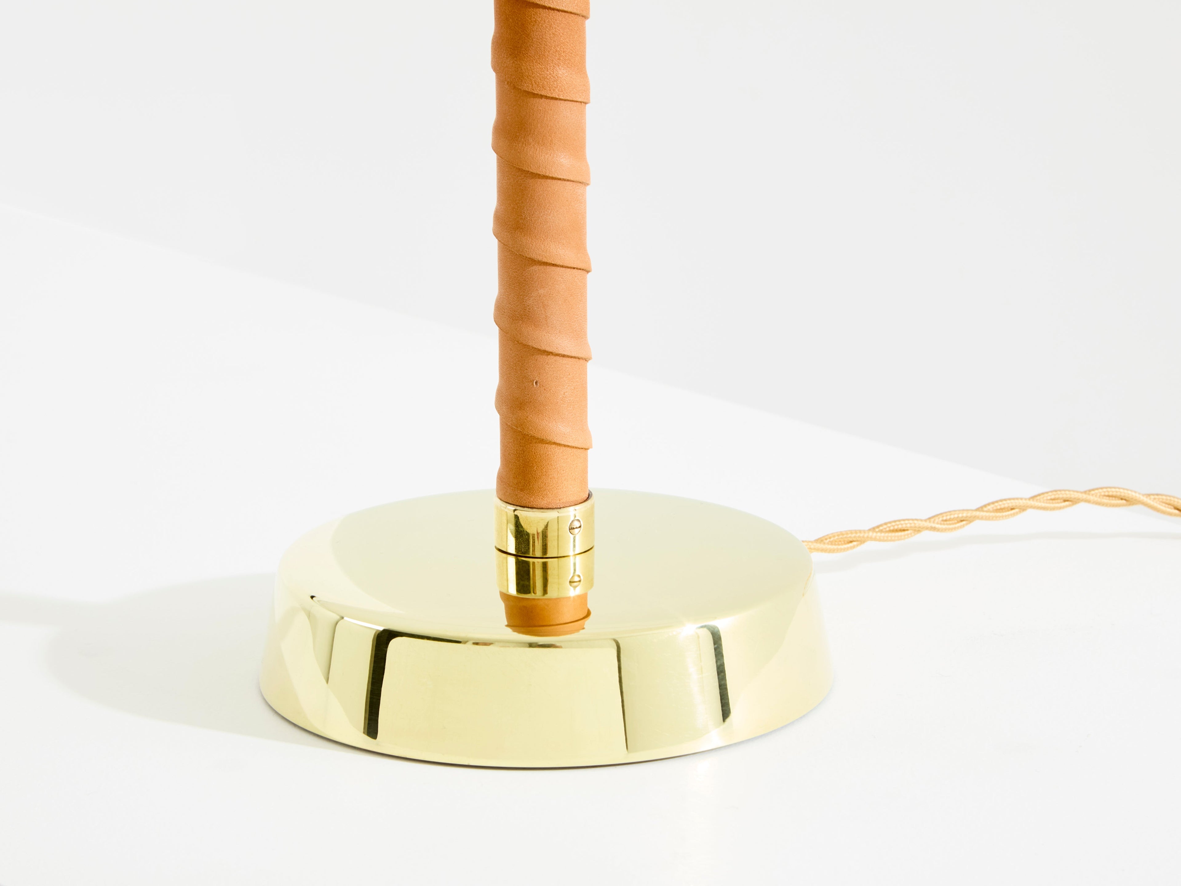 Lisa Johansson-Pape senator table lamp brass leather 1950