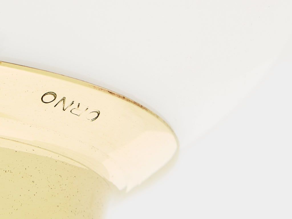 Lisa Johansson-Pape Ihanne floor lamp brass leather 1950