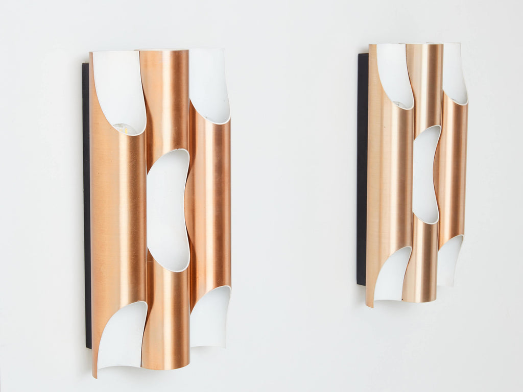 Maija Liisa Komulainen for RAAK set of 4 wall lights Fuga 1960