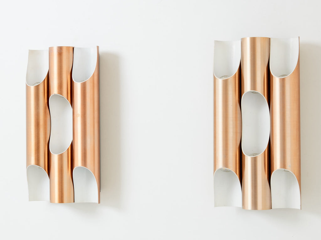 Maija Liisa Komulainen for RAAK set of 4 wall lights Fuga 1960