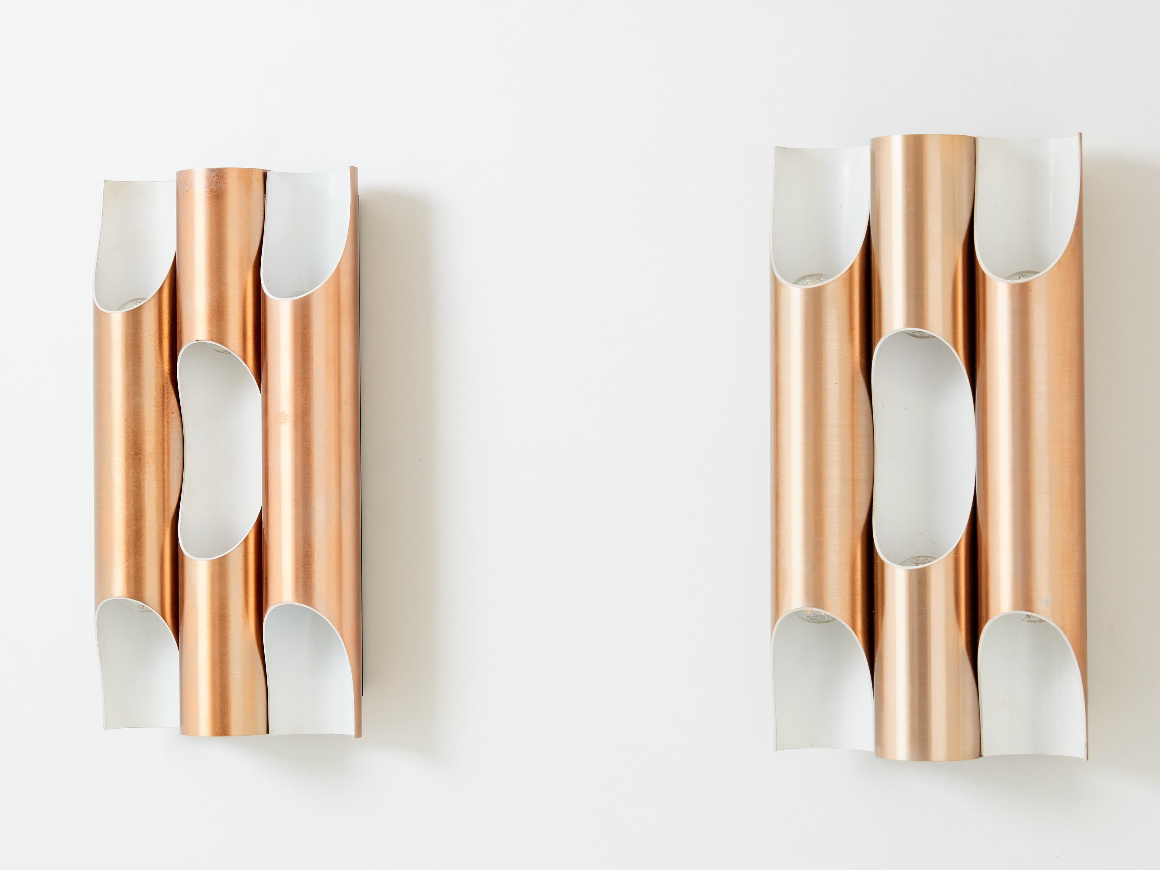 Maija Liisa Komulainen for RAAK set of 4 wall lights Fuga 1960