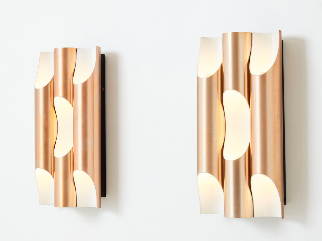 Maija Liisa Komulainen for RAAK set of 4 wall lights Fuga 1960