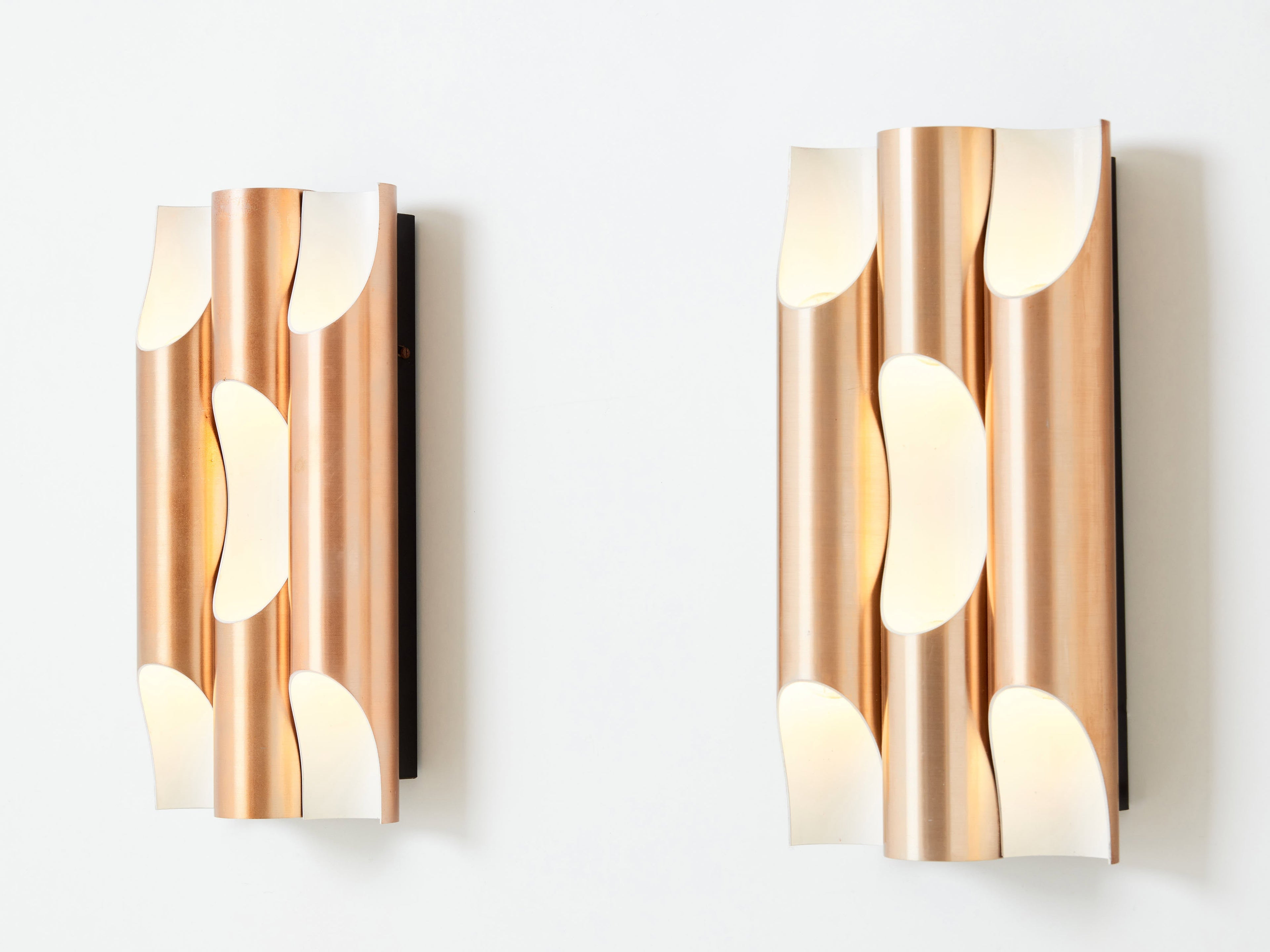 Maija Liisa Komulainen for RAAK set of 4 wall lights Fuga 1960