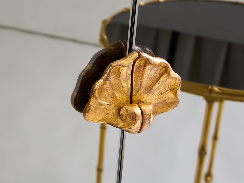 Maison Jansen gilt wood and mirrored bar cabinet 1940