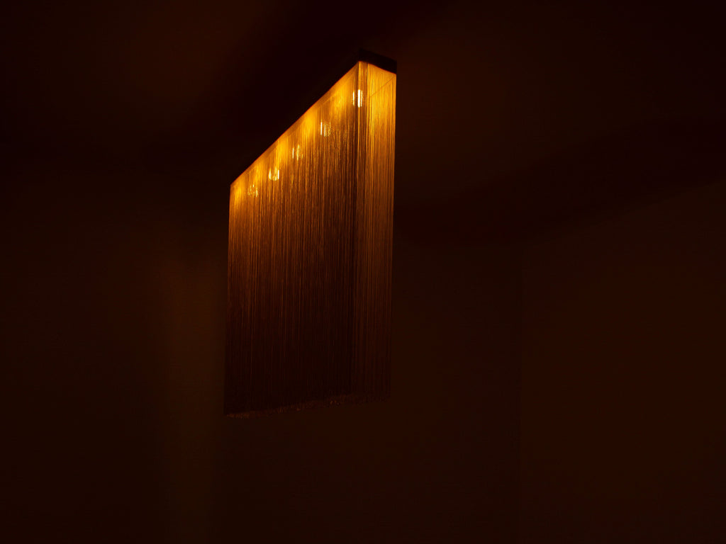 Mariyo Yagi Garbo chandeliers metal and nylon 1970s