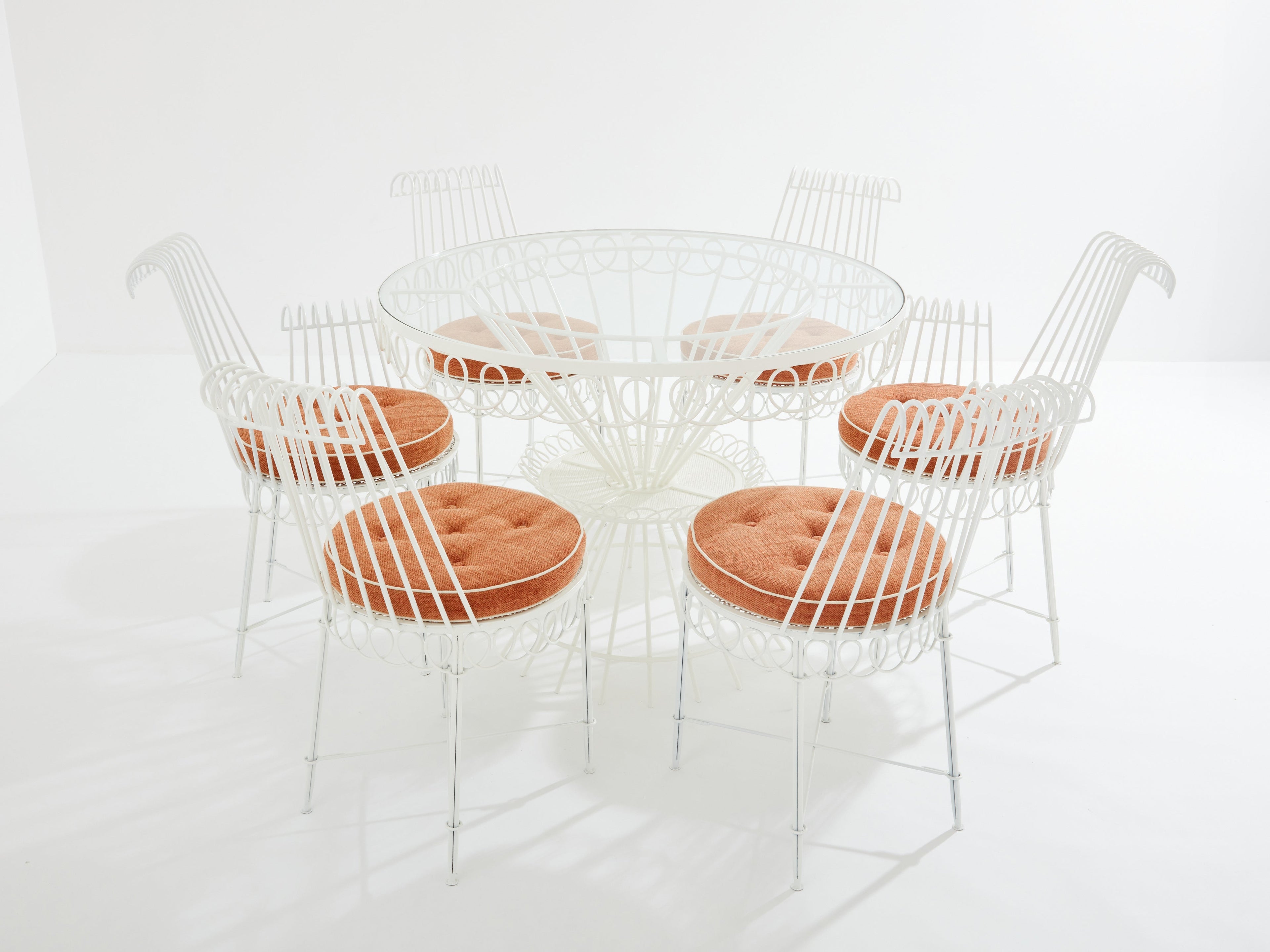 Mathieu Mategot Cap d’Ail complete dining set 1950s