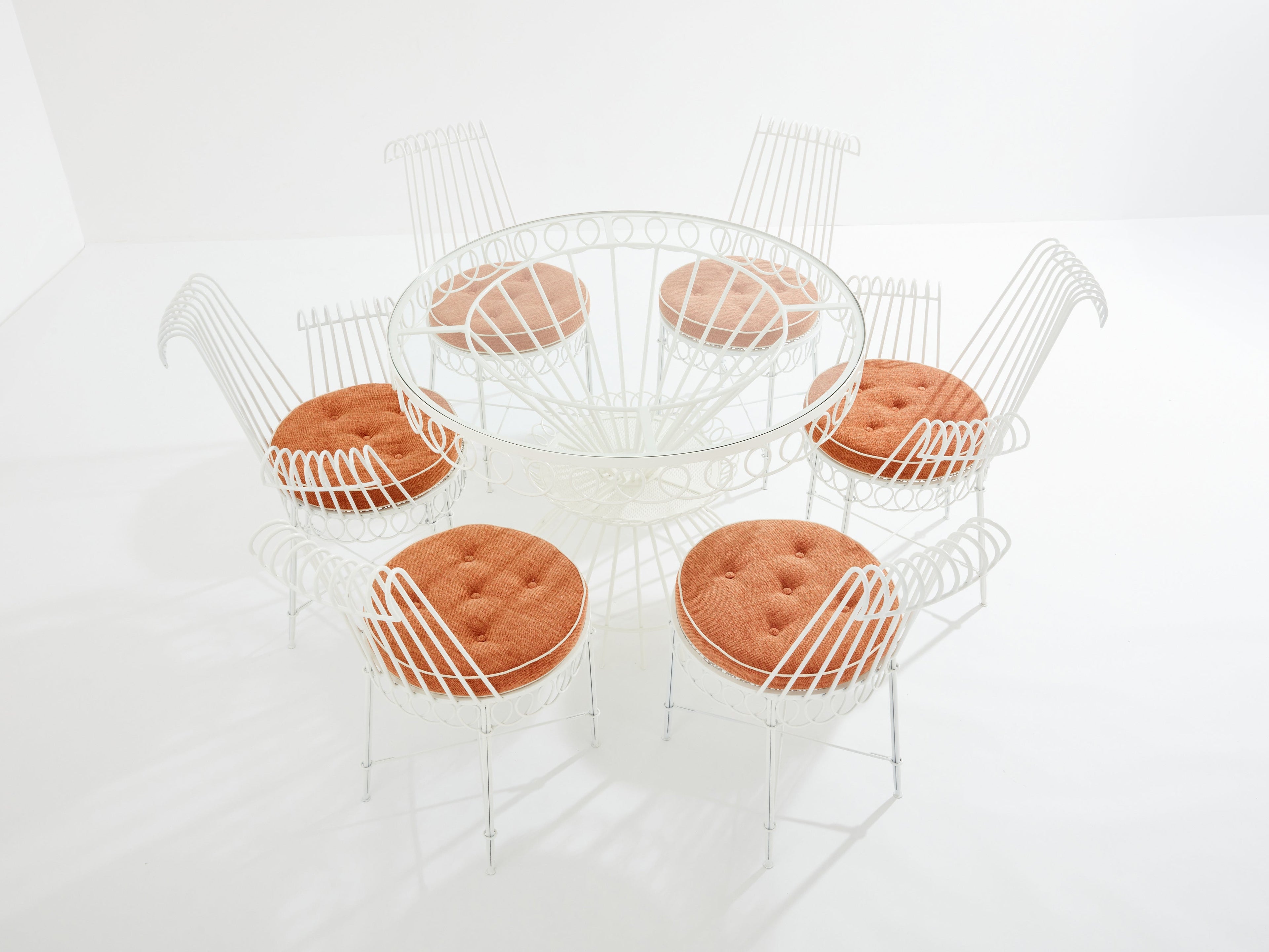Mathieu Mategot Cap d’Ail complete dining set 1950s