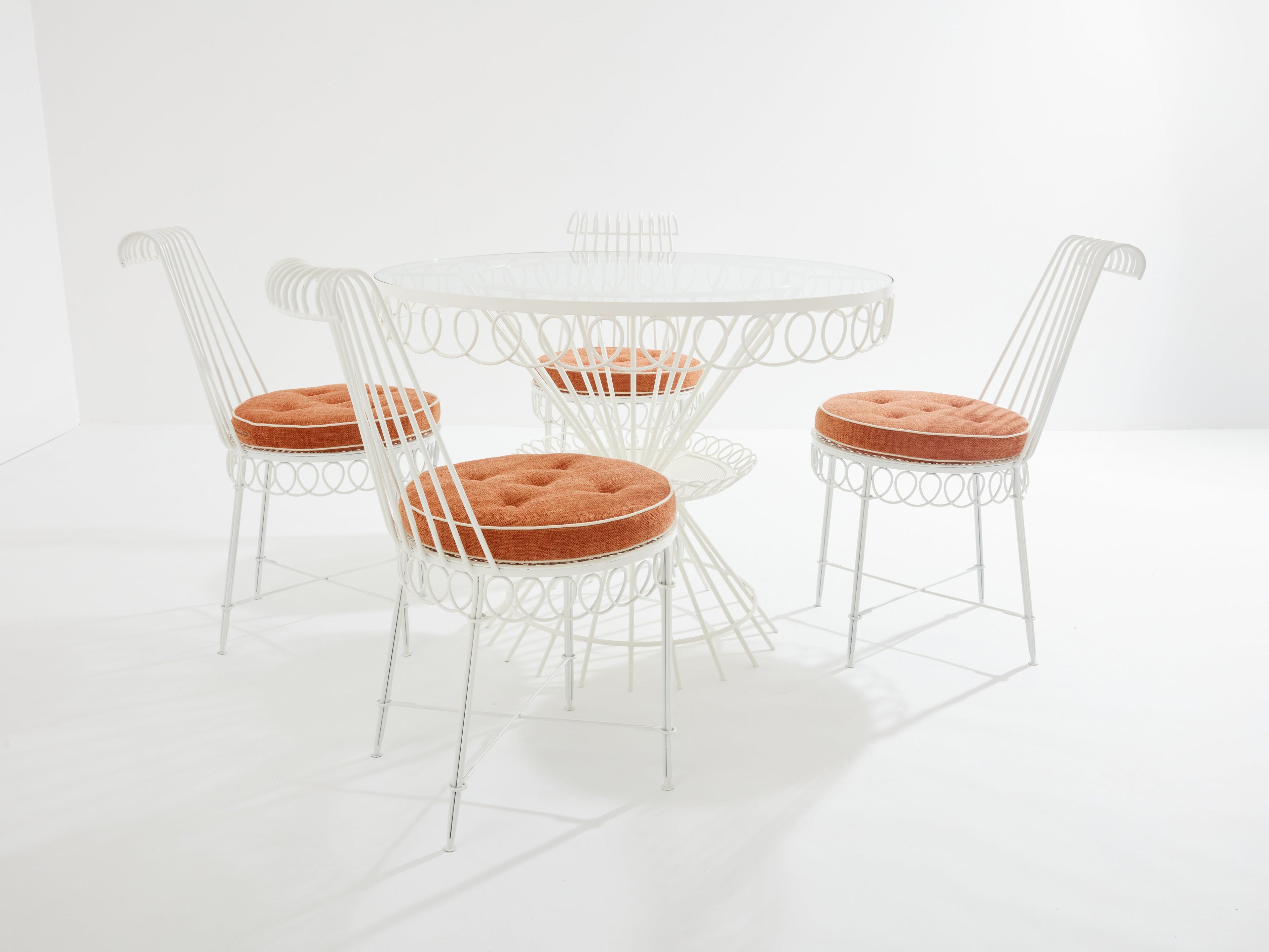 Mathieu Mategot Cap d’Ail complete dining set 1950s