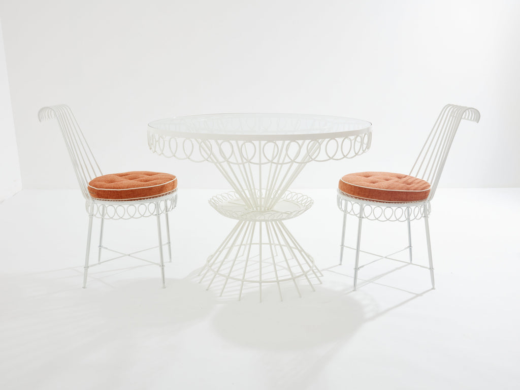 Mathieu Mategot Cap d’Ail complete dining set 1950s