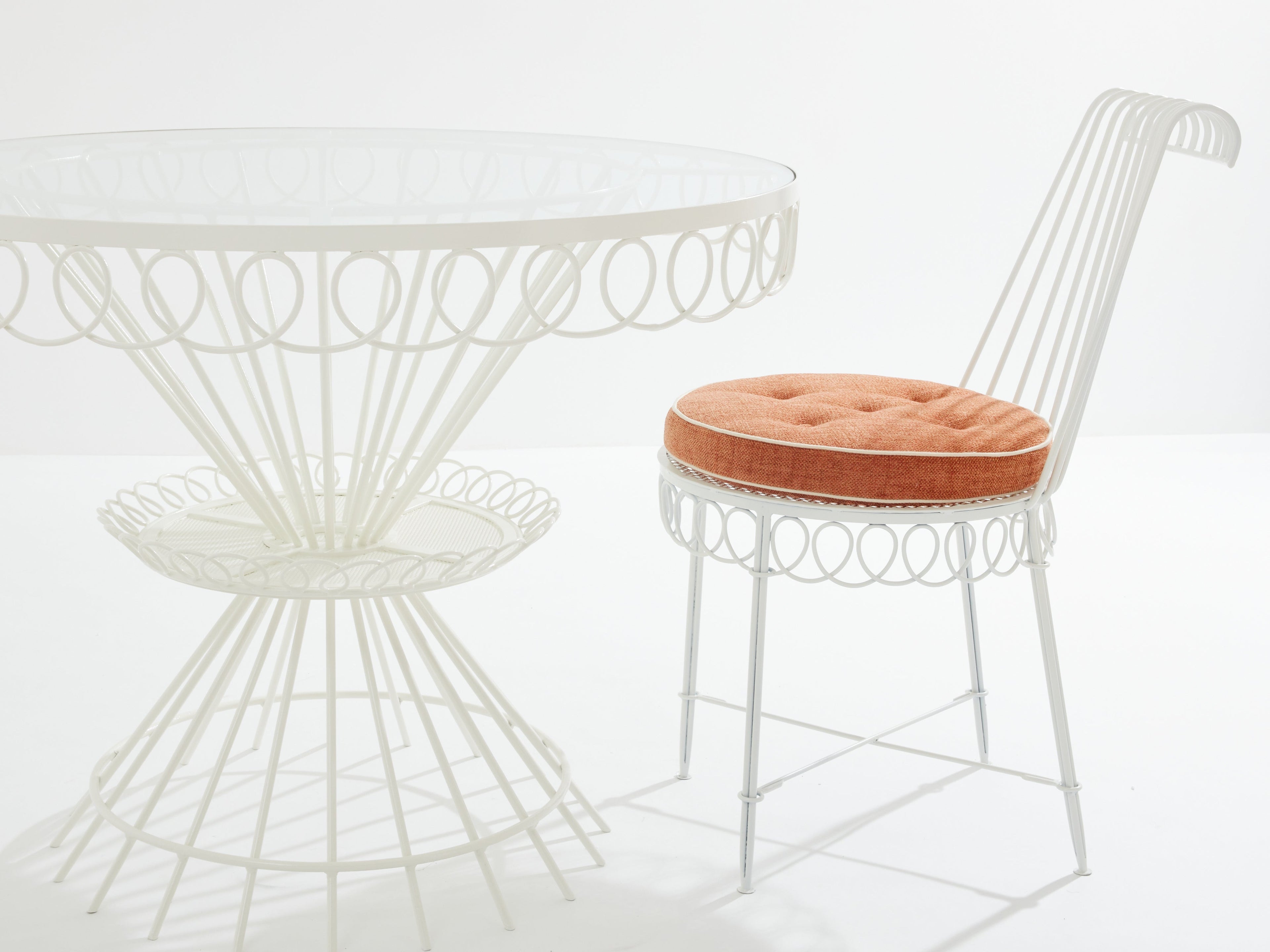 Mathieu Mategot Cap d’Ail complete dining set 1950s