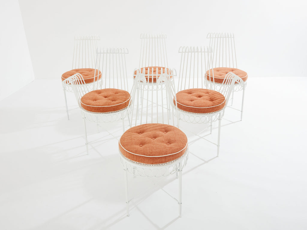 Mathieu Mategot Cap d’Ail complete dining set 1950s