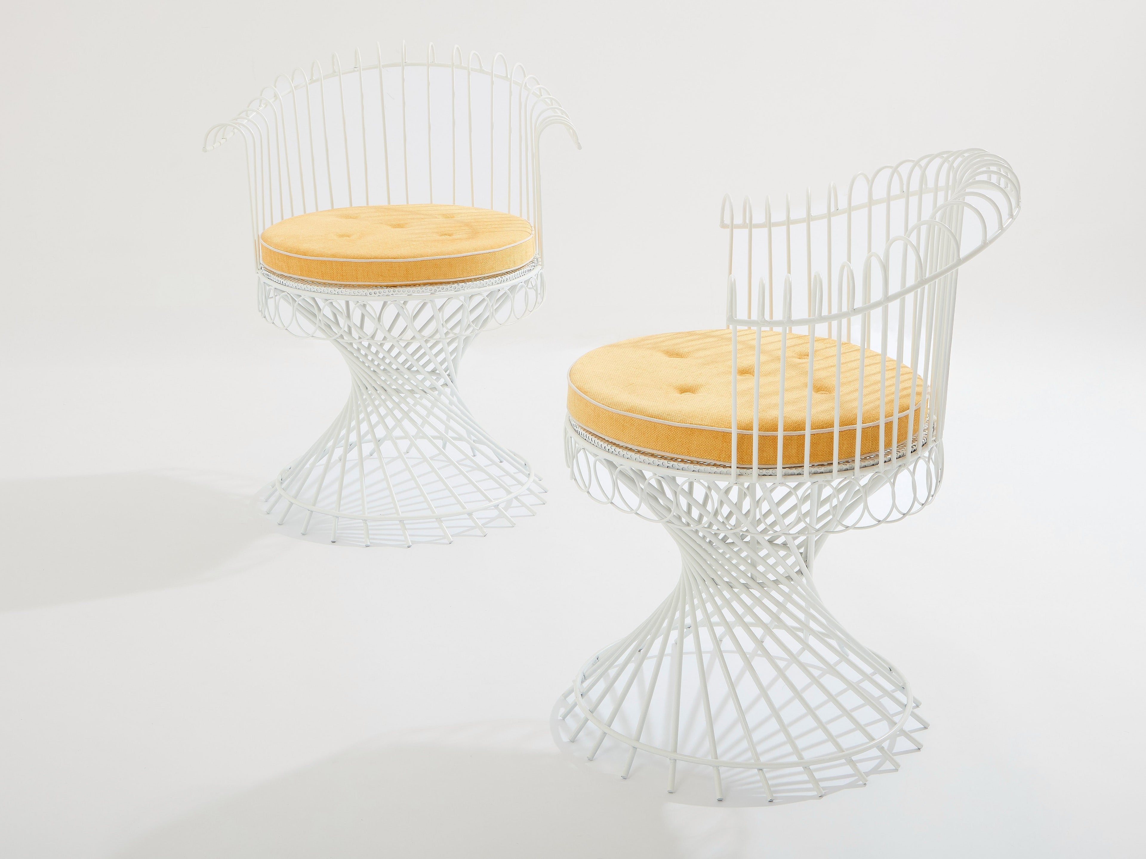 Mathieu Mategot pair of Anthéor armchairs 1950s