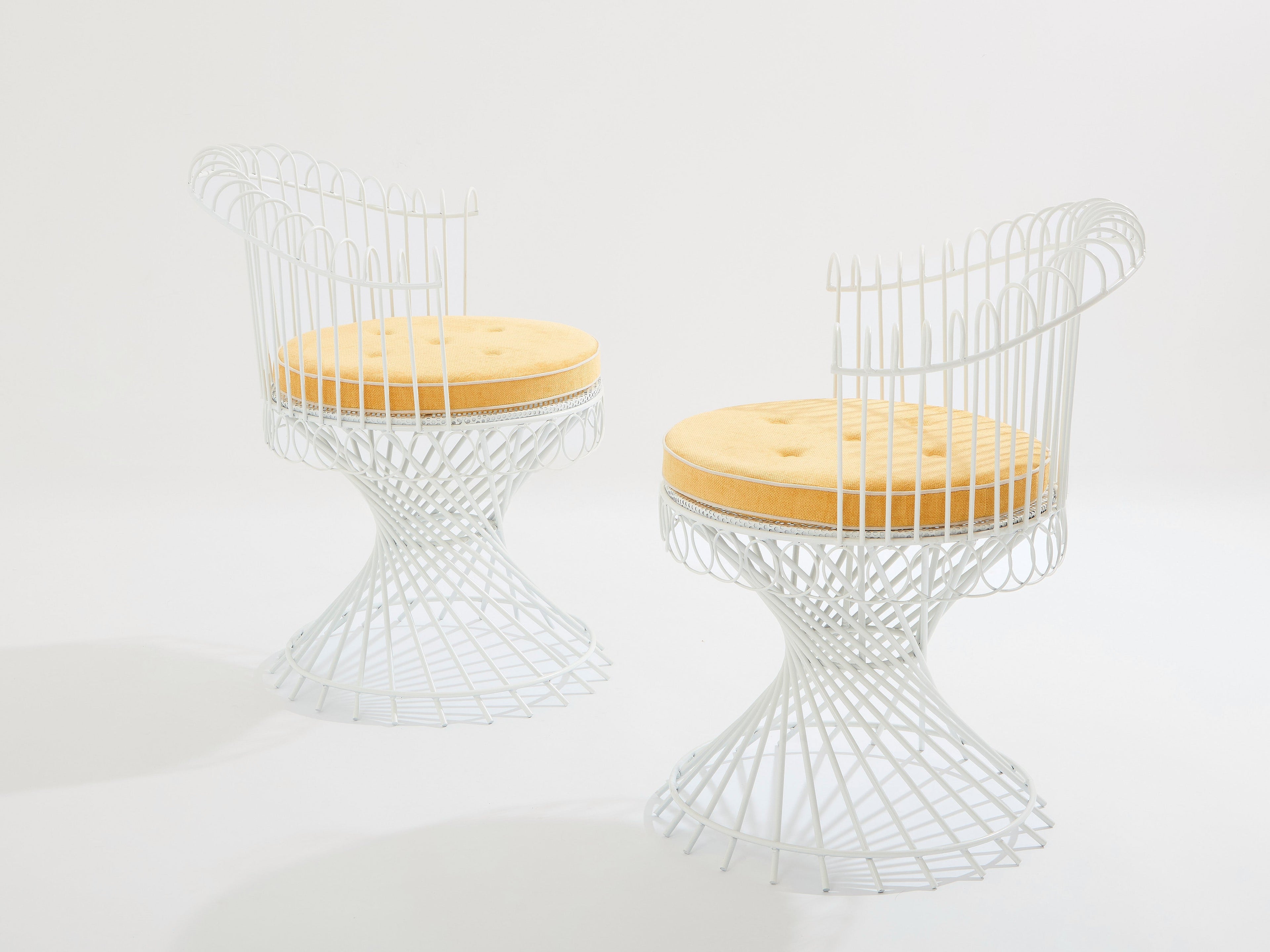Mathieu Mategot pair of Anthéor armchairs 1950s