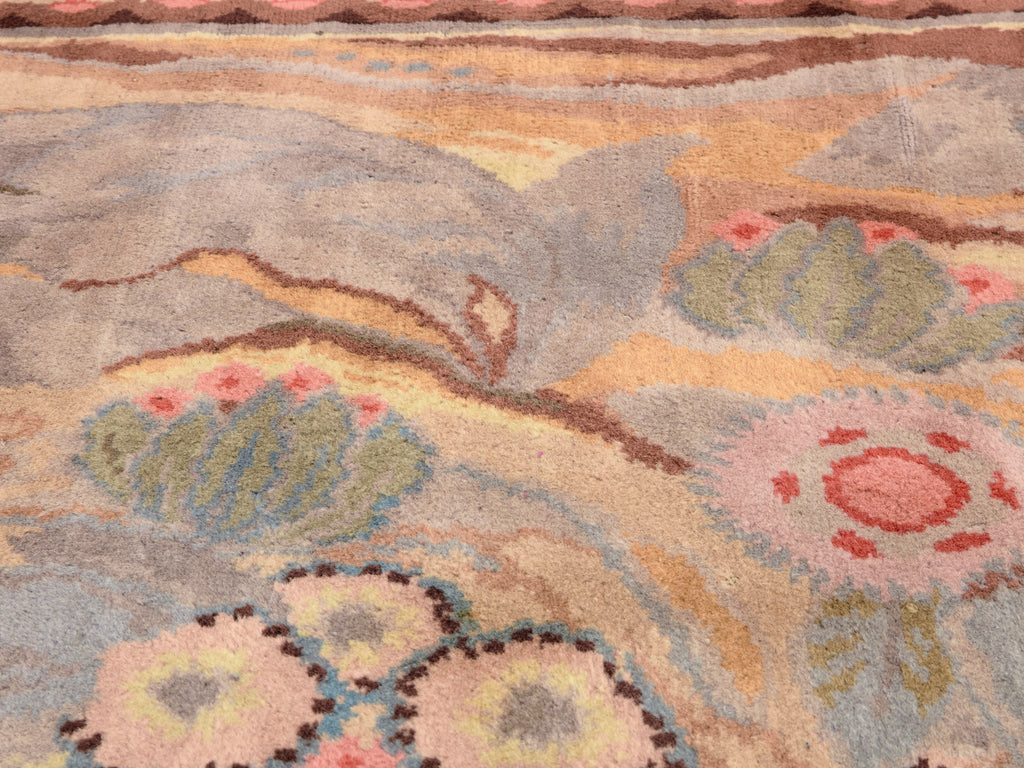 Maurice Dufrène for La Maitrise art deco rug 1922