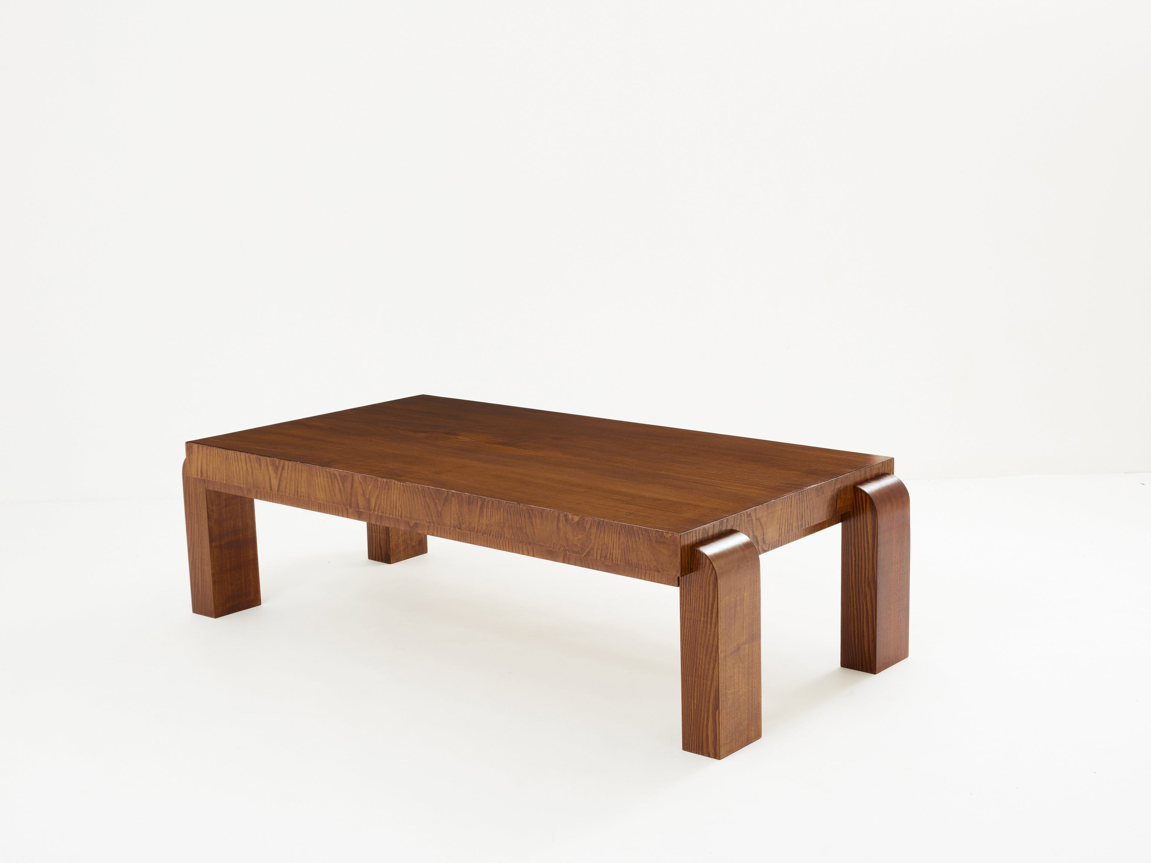 Michel Dufet modernist ashwood coffee table 1930