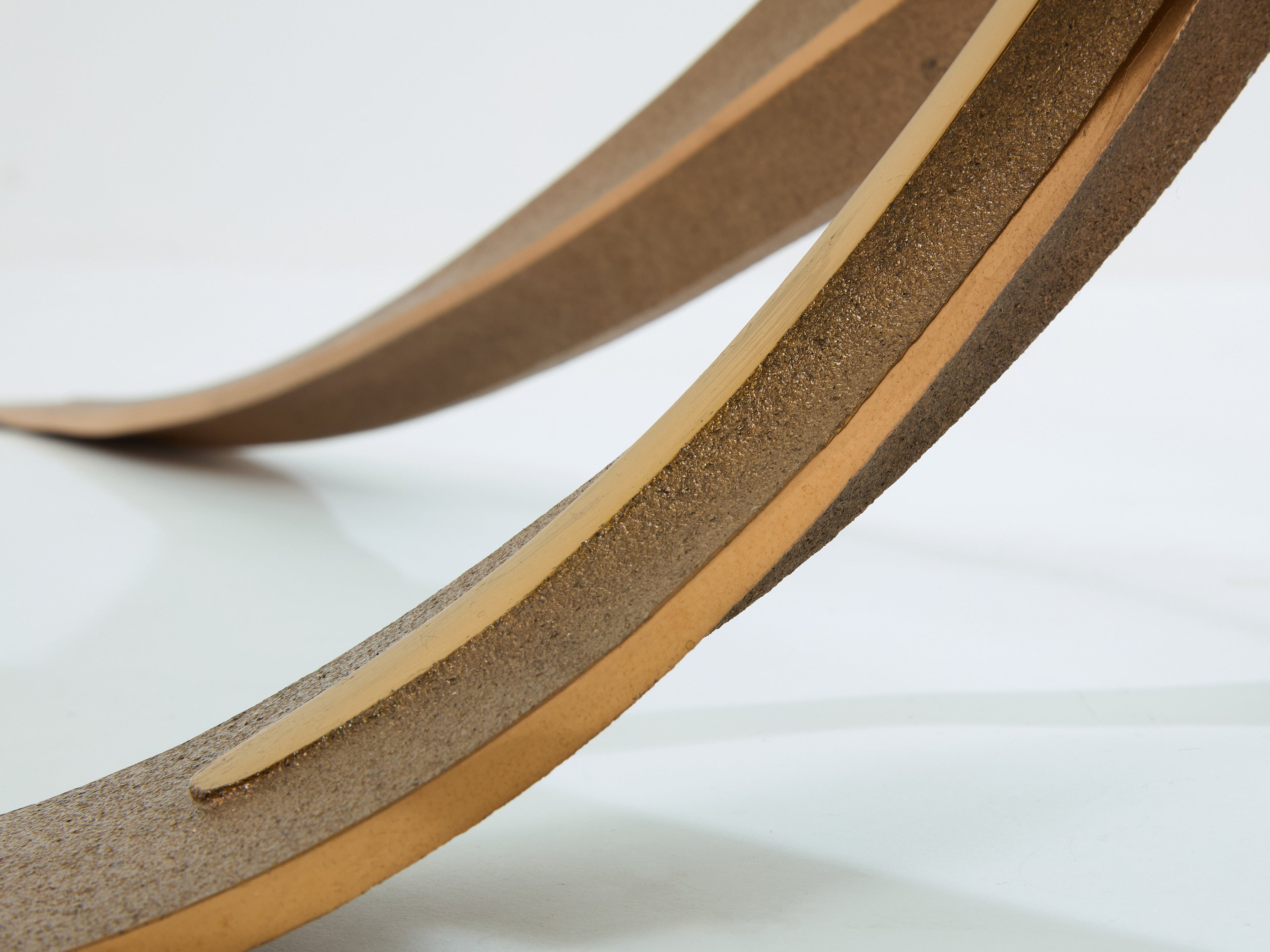 Michel Mangematin large bronze coffee table 1962