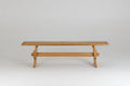 A pair of Mid-Century Brutalist Pine Benches