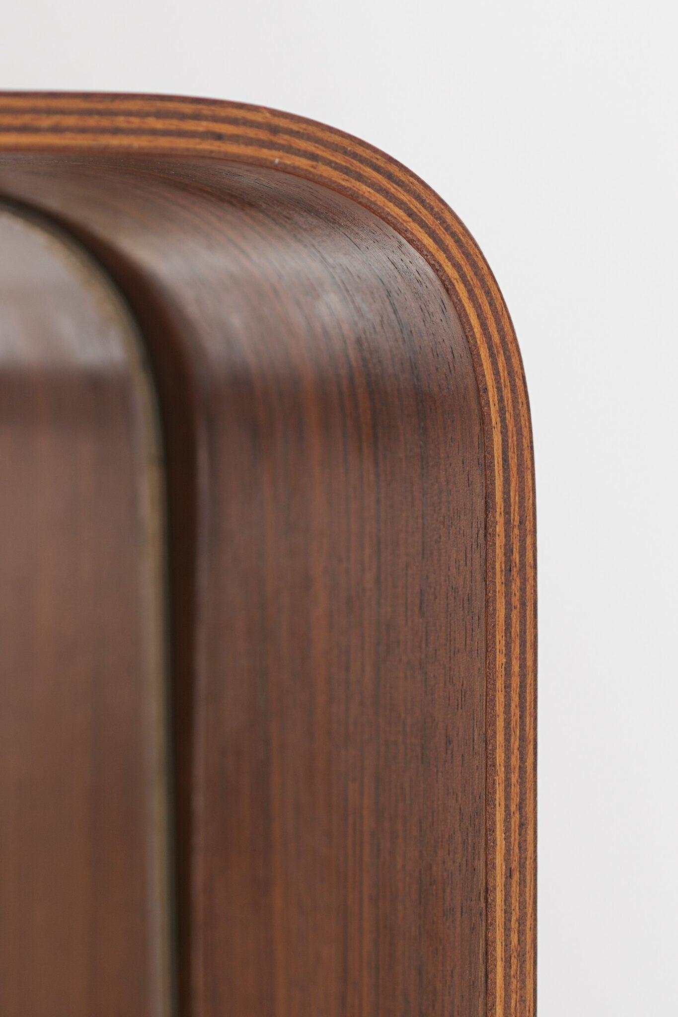 Mid-century wall mirror with shelf