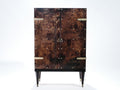 Bar cabinet in goatskin parchment by Aldo Tura 1960’s