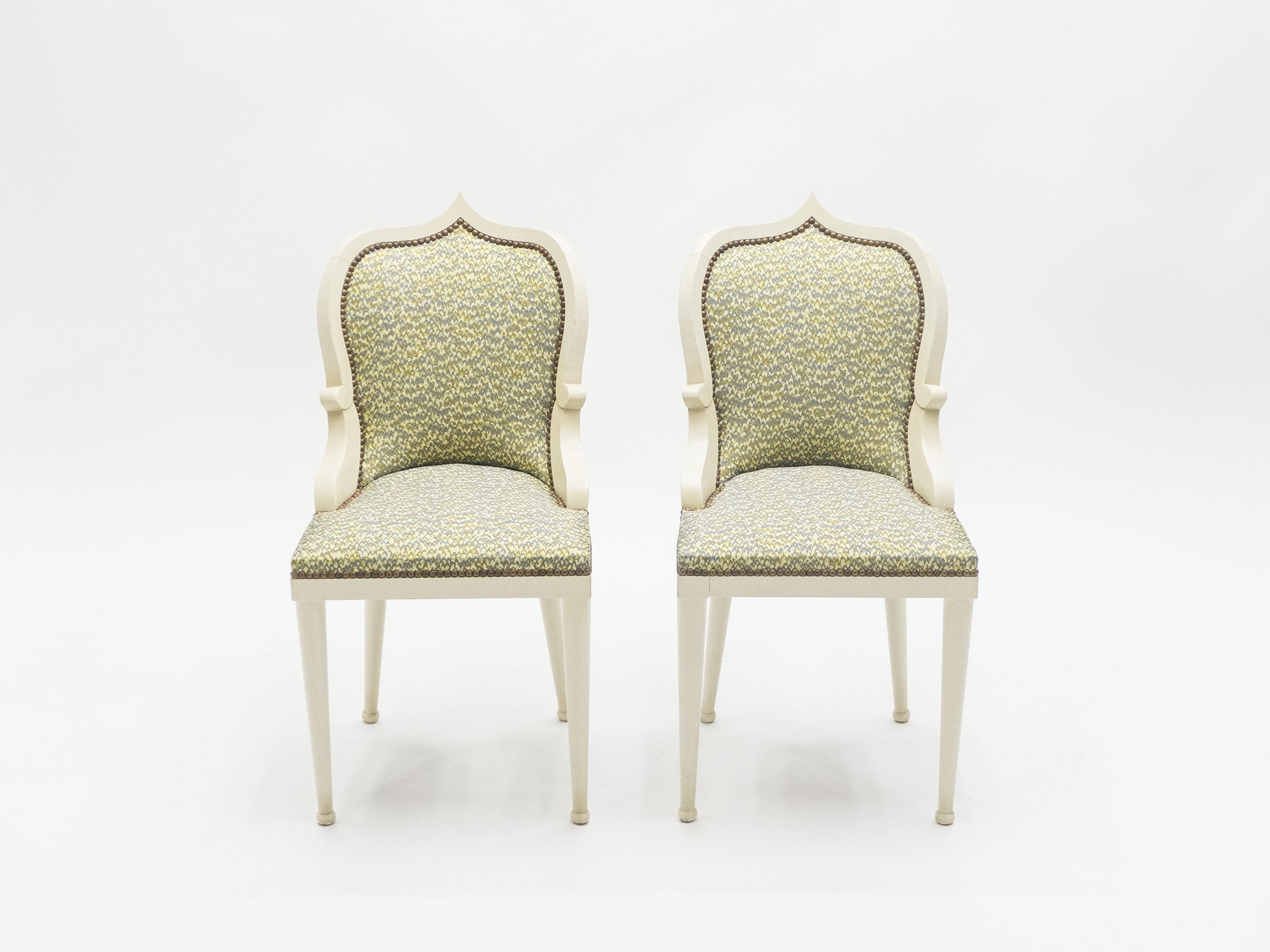Set of 10 Garouste & Bonetti ‘Palace’ dining chairs 1980