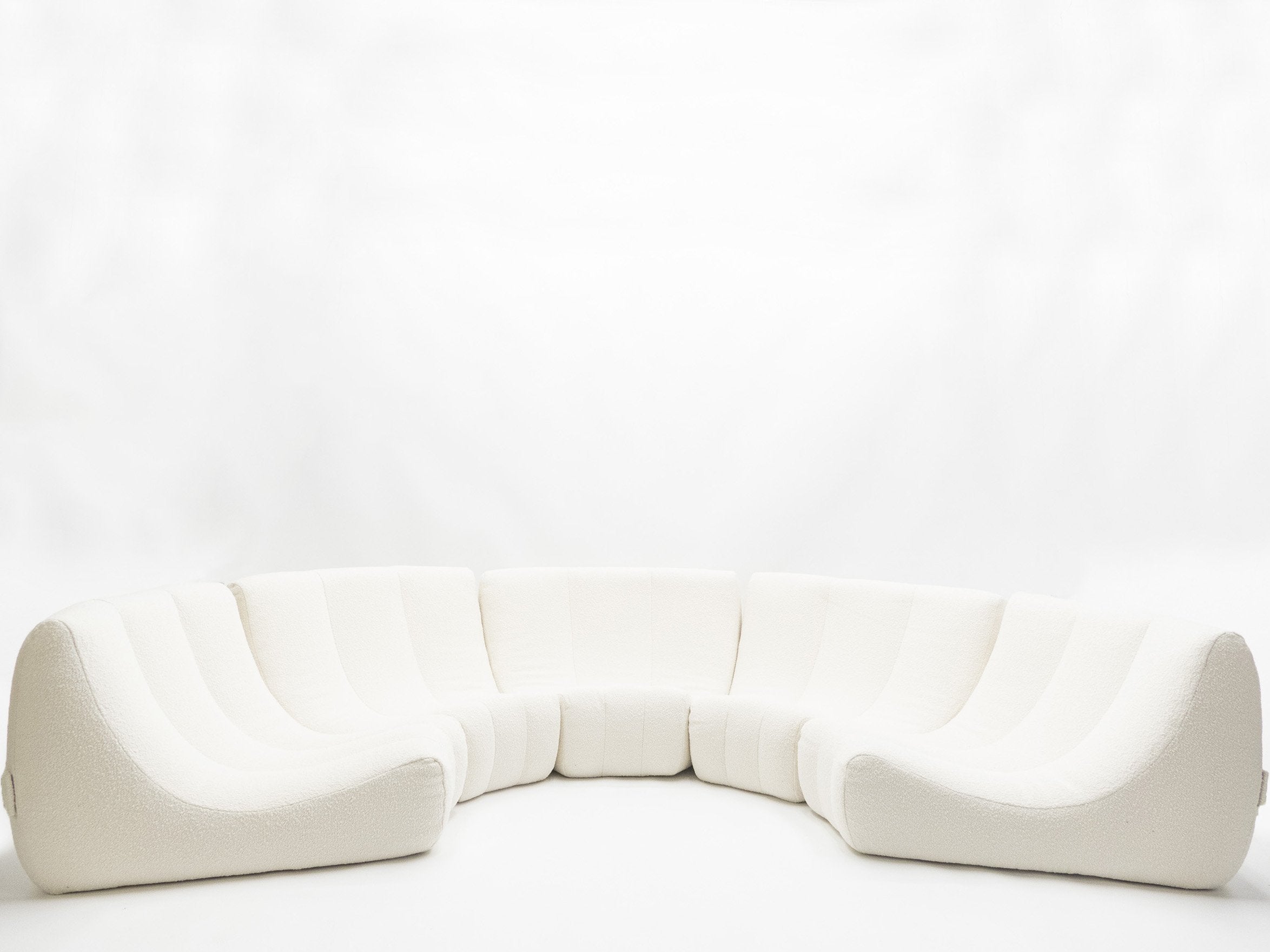 Rare Mid Century Circle Sofa by Michel Ducaroy model Gilda 1972