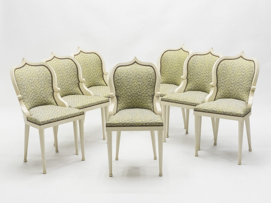 Set of 10 Garouste & Bonetti ‘Palace’ dining chairs 1980