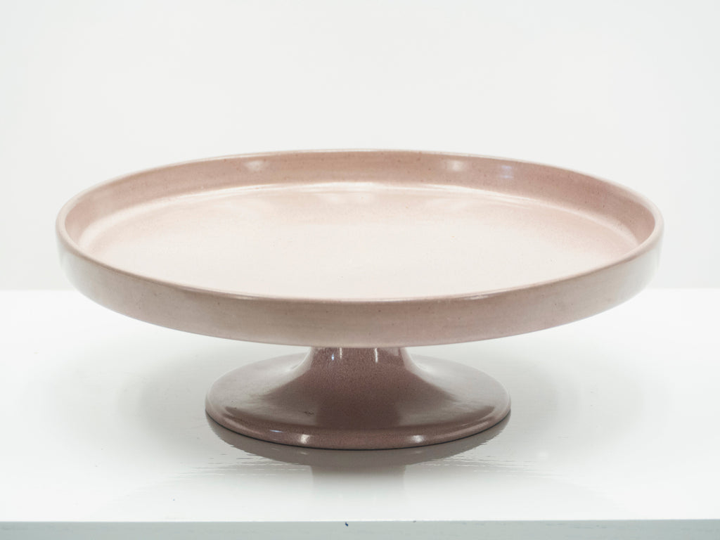 Signed French Jacques et Dani Ruelland Ceramic cup in Pale Rose 1960