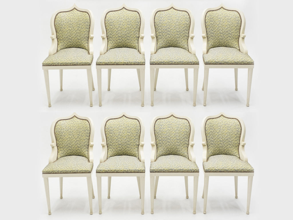 Set of 10 Garouste & Bonetti ‘Palace’ dining chairs 1980