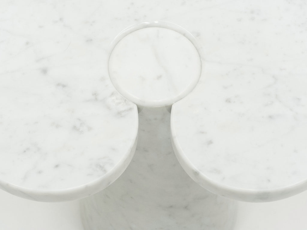 Original Angelo Magiarotti marble side table Eros Series Italy 1970s