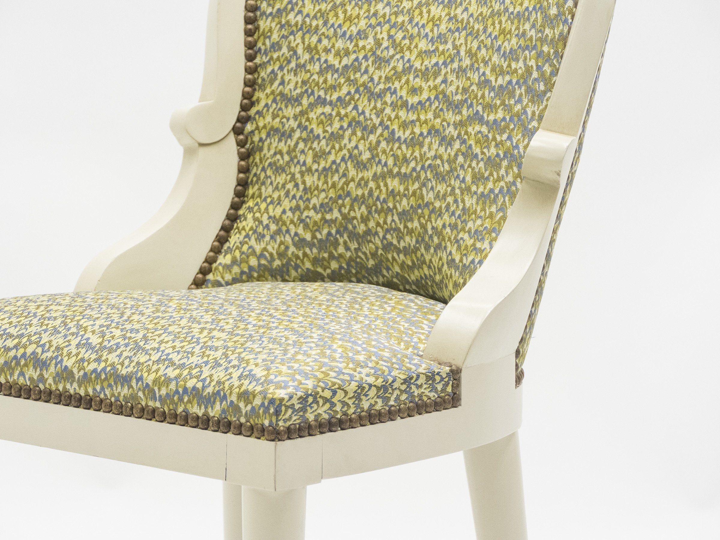 Set of 10 Garouste & Bonetti ‘Palace’ dining chairs 1980