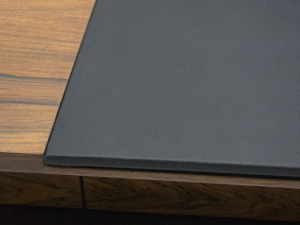 Unique Bodil Kjaer Rosewood chrome desk E. Pedersen & Søn Denmark 1960s