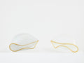 Pair of Vistosi Orsera Italian murano glass table lamps 1970s
