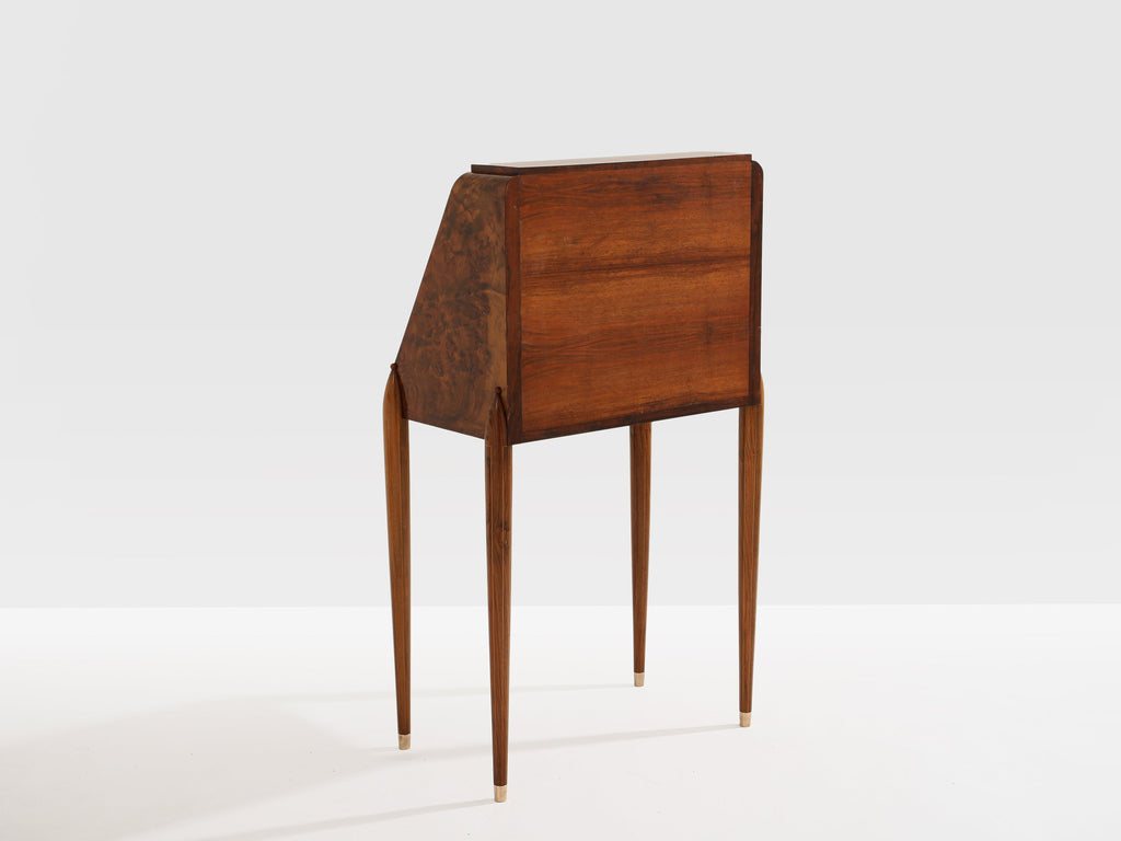Paul Iribe attr. amboyna burl cabinet secretary desk circa 1920