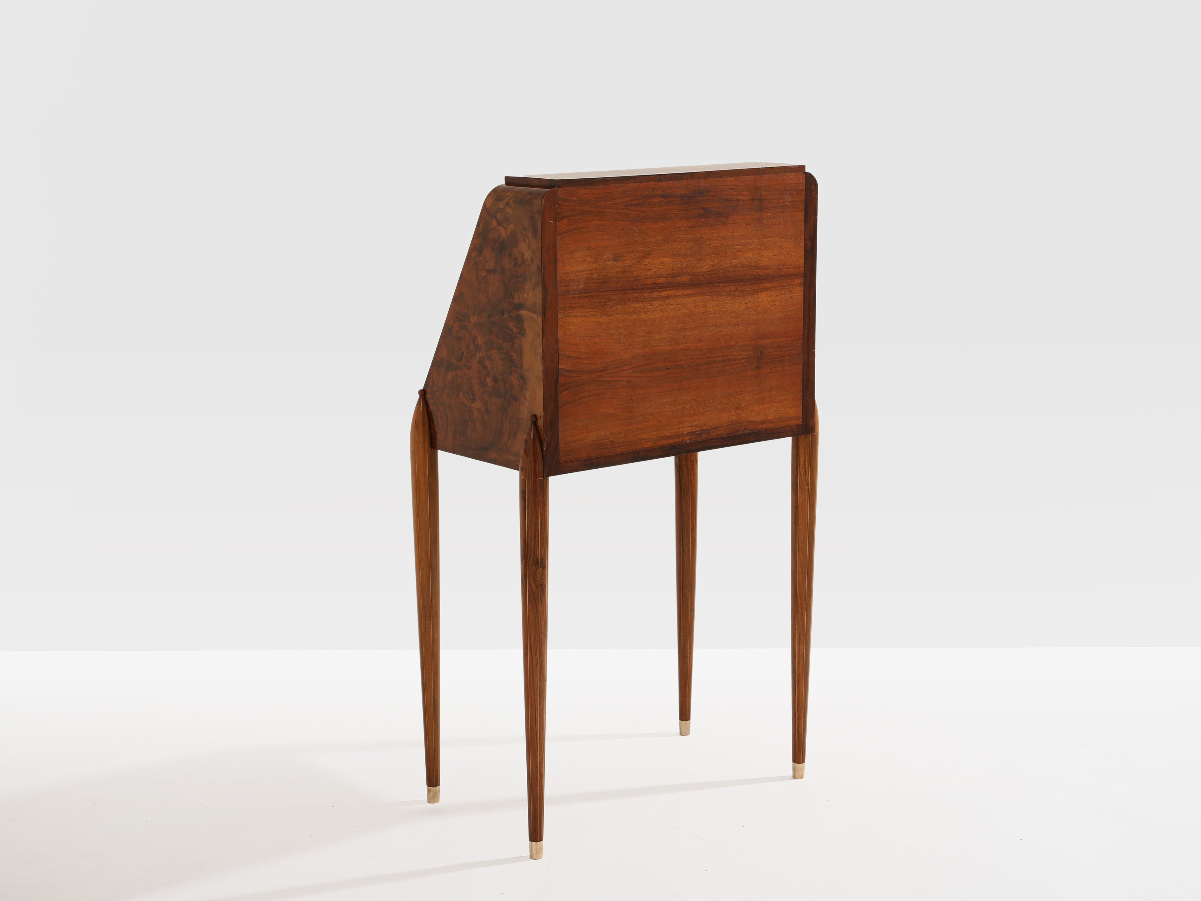 Paul Iribe attr. amboyna burl cabinet secretary desk circa 1920