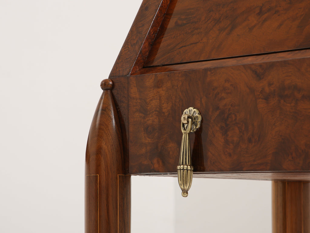 Paul Iribe attr. amboyna burl cabinet secretary desk circa 1920