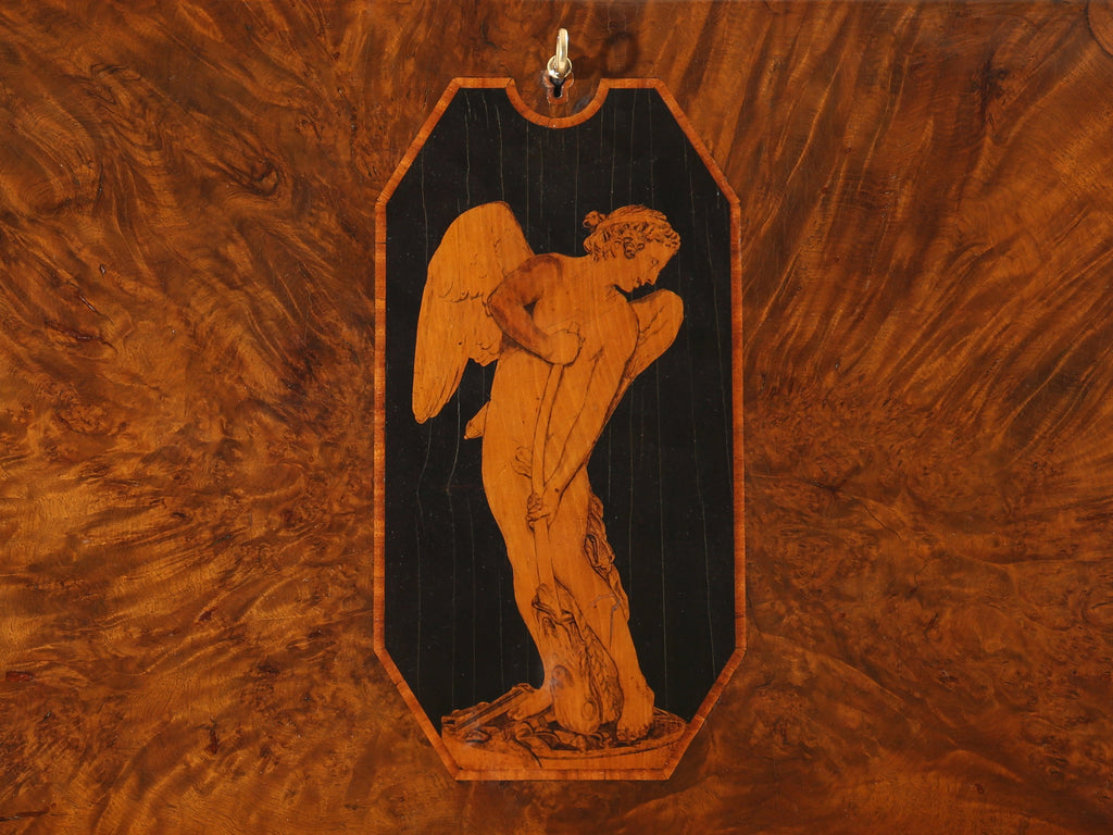Paul Iribe attr. amboyna burl cabinet secretary desk circa 1920